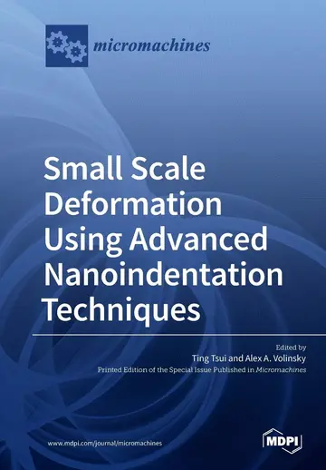 Cover of Small Scale Deformation Using Advanced Nanoindentation Techniques