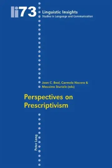 Cover of Perspectives on Prescriptivism