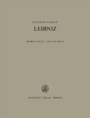 Cover of Sämtliche Schriften und Briefe, BAND 3, Sämtliche Schriften und Briefe (1672-1676)