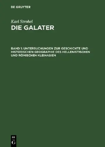 Cover of Untersuchungen Zur Geschichte Und Historischen Geographie Des Hellenistischen Und Römischen Kleinasien