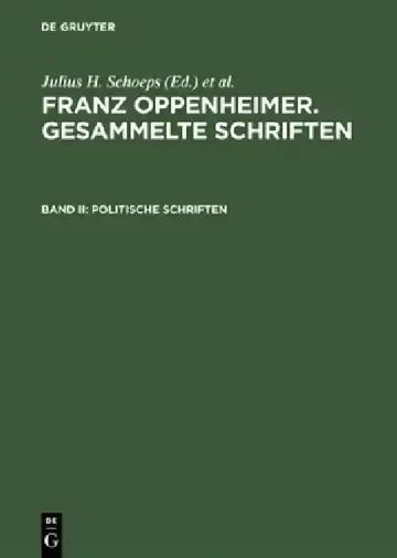 Cover of Politische Schriften