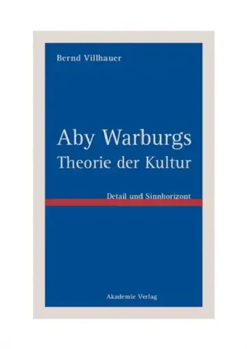 Cover of Aby Warburgs Theorie der Kultur