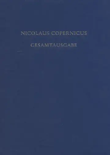 Cover of de Revolutionibus. Die Erste Deutsche Übersetzung in Der Grazer Handschrift