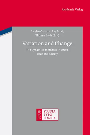 Cover of Variation and Change