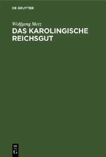 Cover of Das karolingische Reichsgut