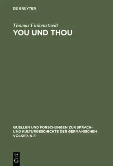 Cover of You und thou