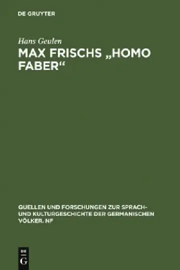 Cover of Max Frischs "Homo faber"