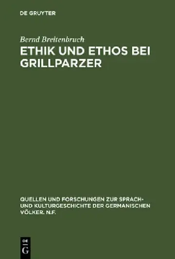 Cover of Ethik und Ethos bei Grillparzer