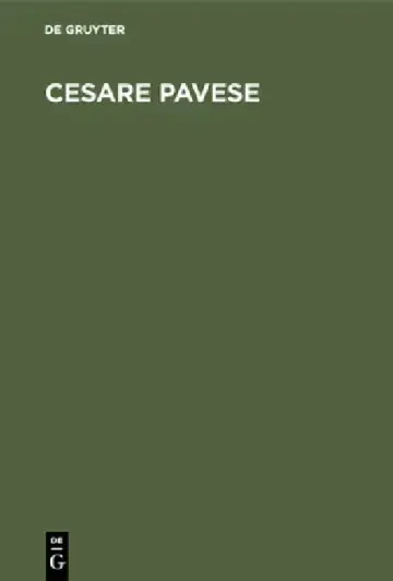 Cover of Cesare Pavese