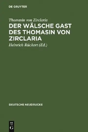 Cover of Der wälsche Gast des Thomasin von Zirclaria