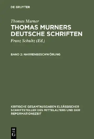 Cover of Narrenbeschwörung