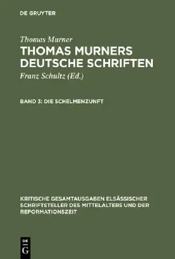 Cover of Die Schelmenzunft