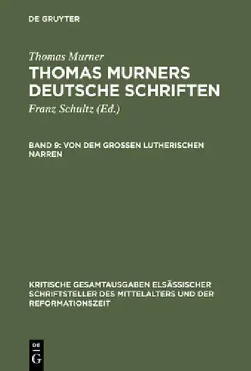 Cover of Von Dem Großen Lutherischen Narren