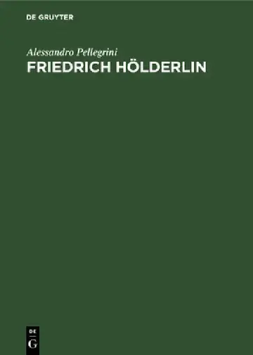 Cover of Friedrich Hölderlin