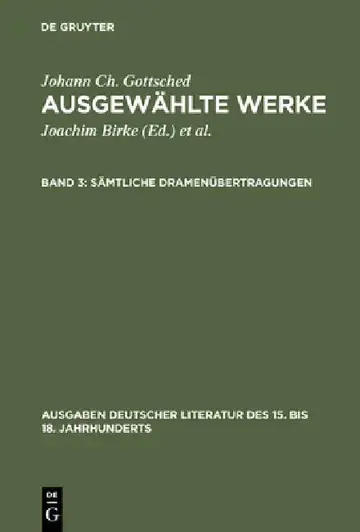 Cover of Sämtliche Dramenübertragungen