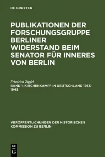 Cover of Kirchenkampf in Deutschland 1933-1945