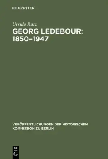Cover of Georg Ledebour