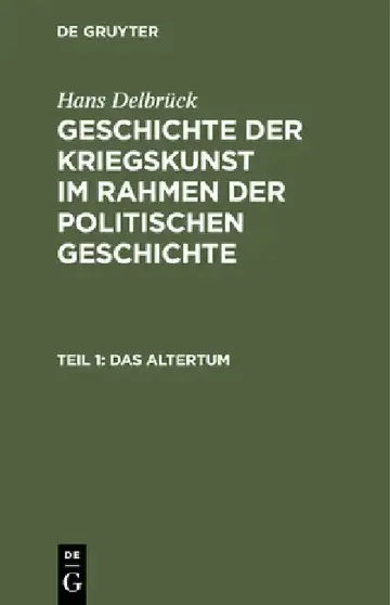 Cover of Das Altertum