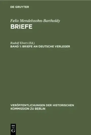 Cover of Briefe an deutsche Verleger