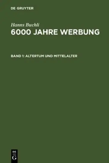 Cover of Altertum und Mittelalter