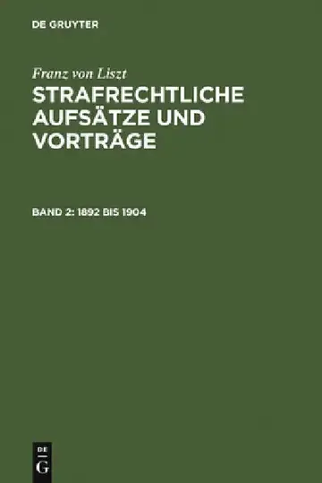 Cover of 1892 bis 1904