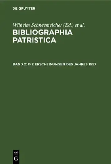 Cover of Die Erscheinungen des Jahres 1957
