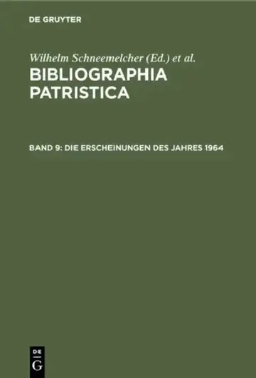 Cover of Die Erscheinungen Des Jahres 1964