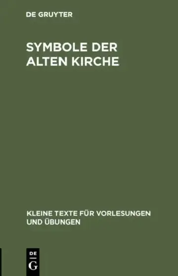 Cover of Symbole Der Alten Kirche