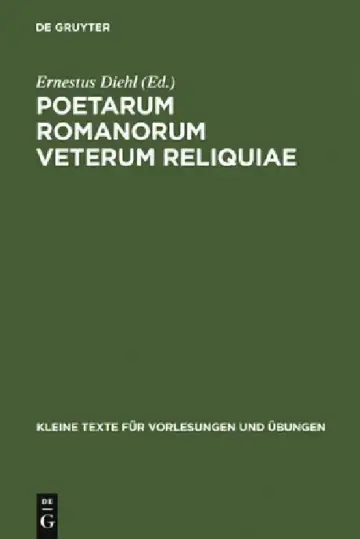 Cover of Poetarum Romanorum Veterum Reliquiae