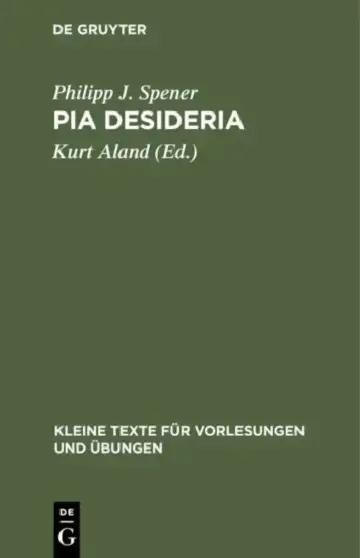 Cover of Pia Desideria