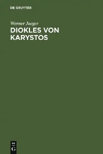 Cover of Diokles von Karystos