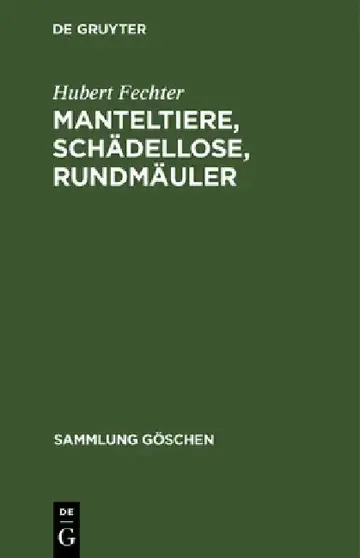 Cover of Manteltiere, Schädellose, Rundmäuler