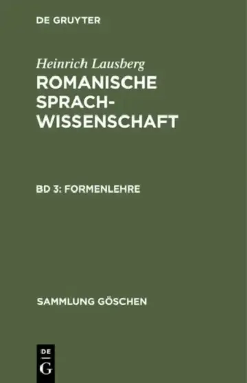 Cover of Formenlehre
