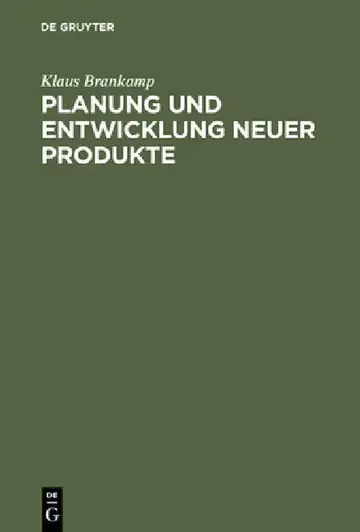 Cover of Planung und Entwicklung neuer Produkte