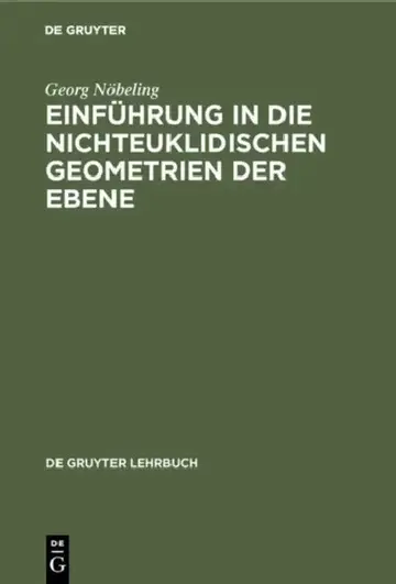 Cover of Einführung in die nichteuklidischen Geometrien der Ebene