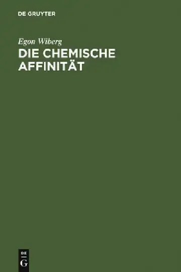 Cover of Die chemische Affinität