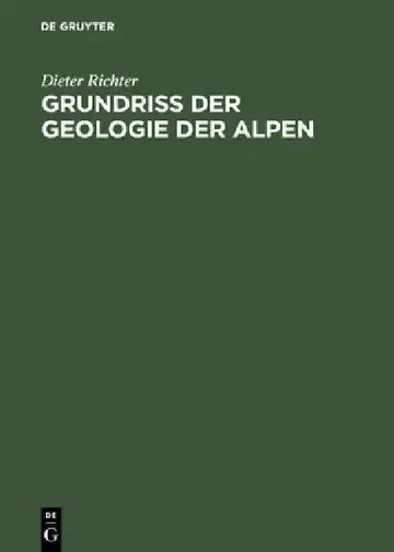 Cover of Grundriss der Geologie der Alpen