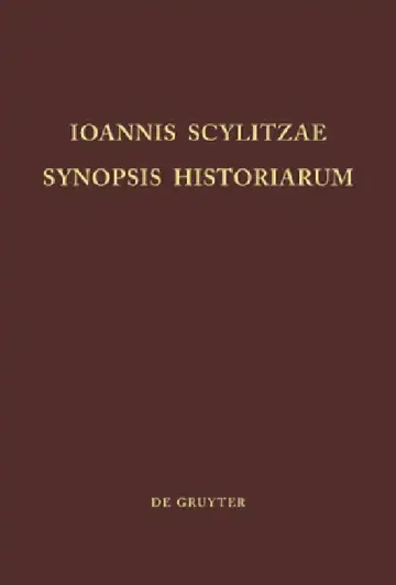 Cover of Ioannis Scylitzae, Synopsis Historiarum
