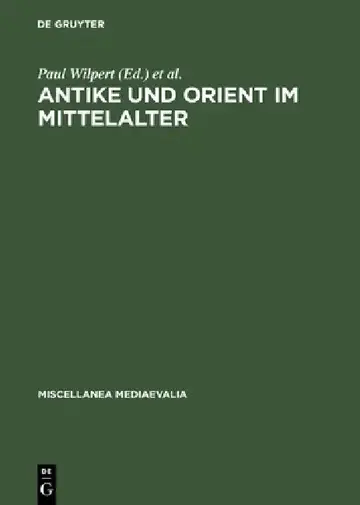 Cover of Antike Und Orient Im Mittelalter