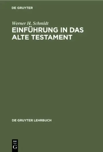 Cover of Einführung in Das Alte Testament