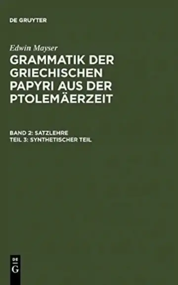 Cover of Synthetischer Teil