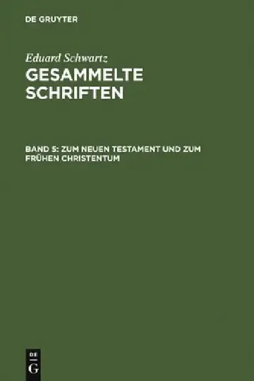 Cover of Zum Neuen Testament Und Zum Frühen Christentum