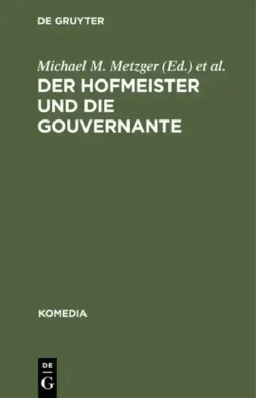 Cover of Der Hofmeister Und Die Gouvernante