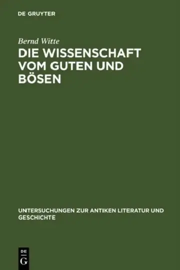 Cover of Die Wissenschaft Vom Guten Und Bösen