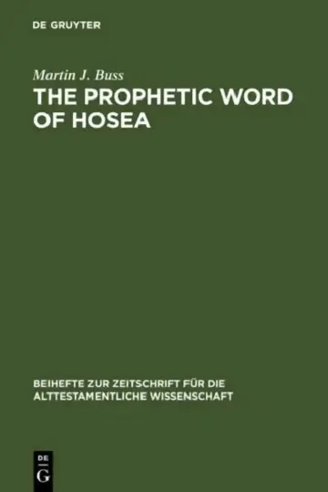 Cover of The Prophetic Word of Hosea