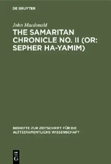 Cover of The Samaritan Chronicle No. II (Or