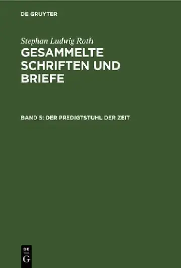 Cover of Der Predigtstuhl Der Zeit
