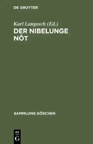 Cover of Der Nibelunge Nôt