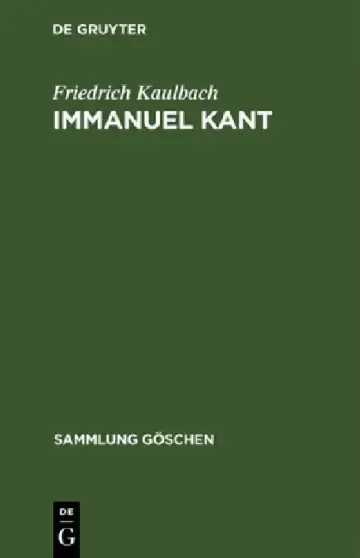 Cover of Immanuel Kant