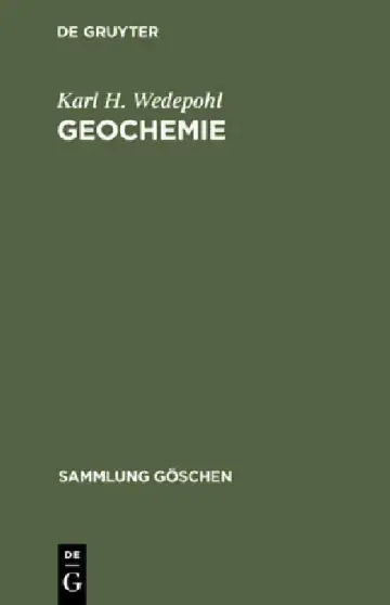 Cover of Geochemie